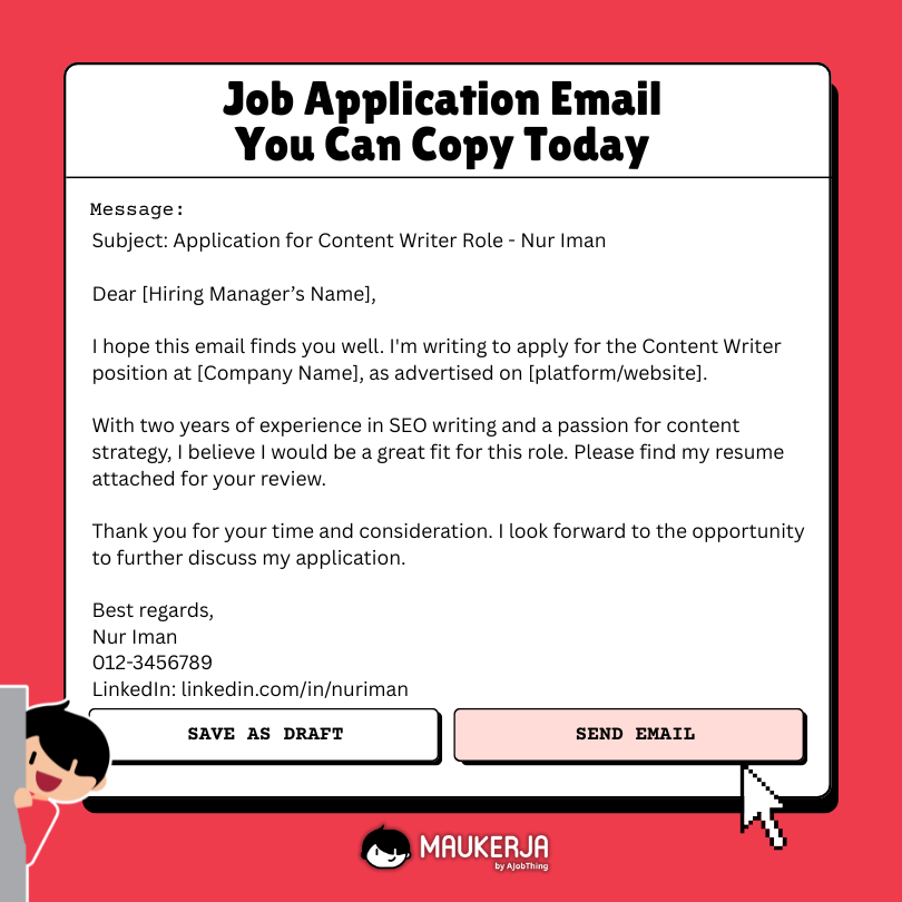 Job Application Email